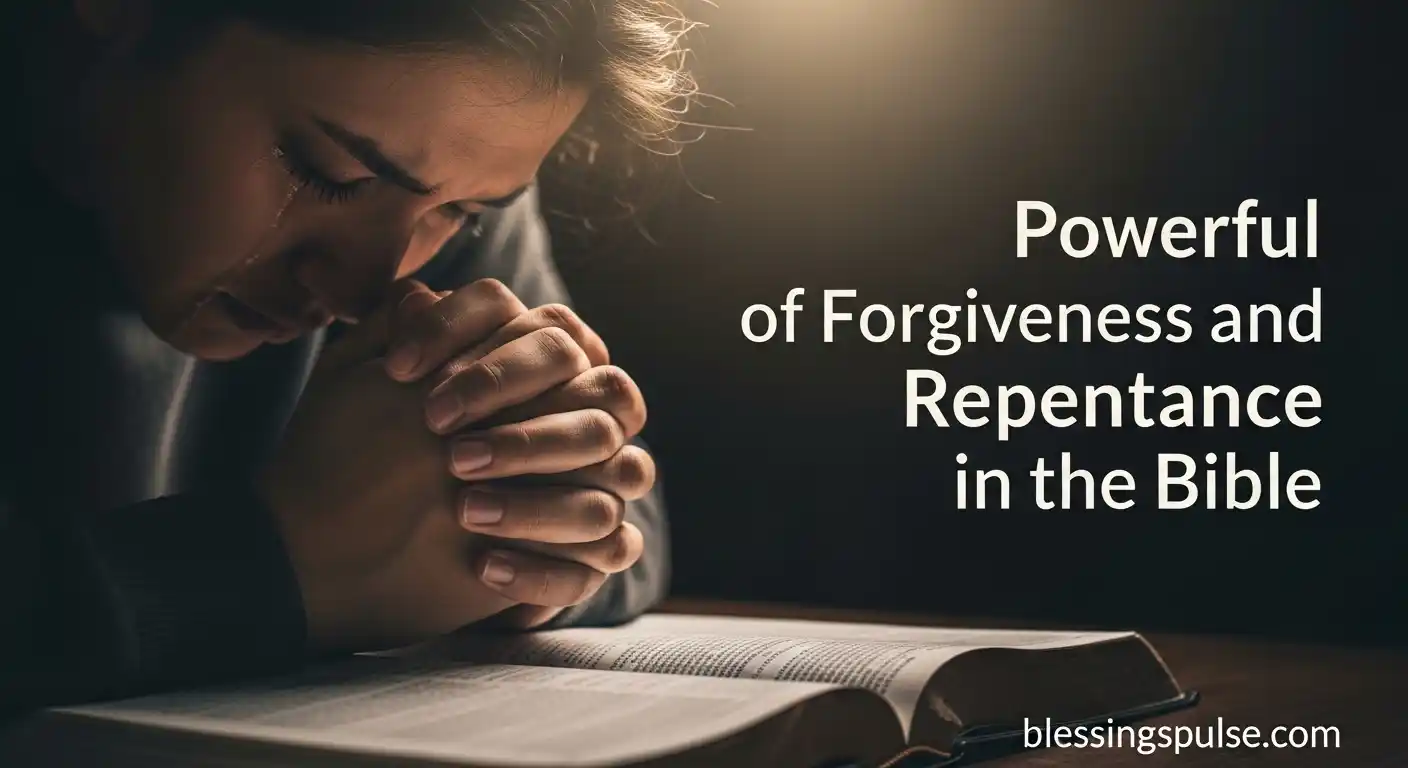 Powerful Prayers of Forgiveness and Repentance in the Bible.