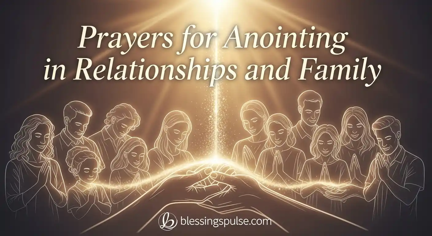 Prayers for Anointing in Relationships and Family.