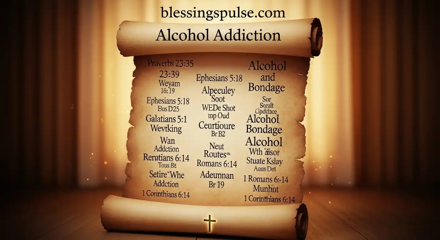 Prayers with Bible Verses for Strength Over Alcohol.