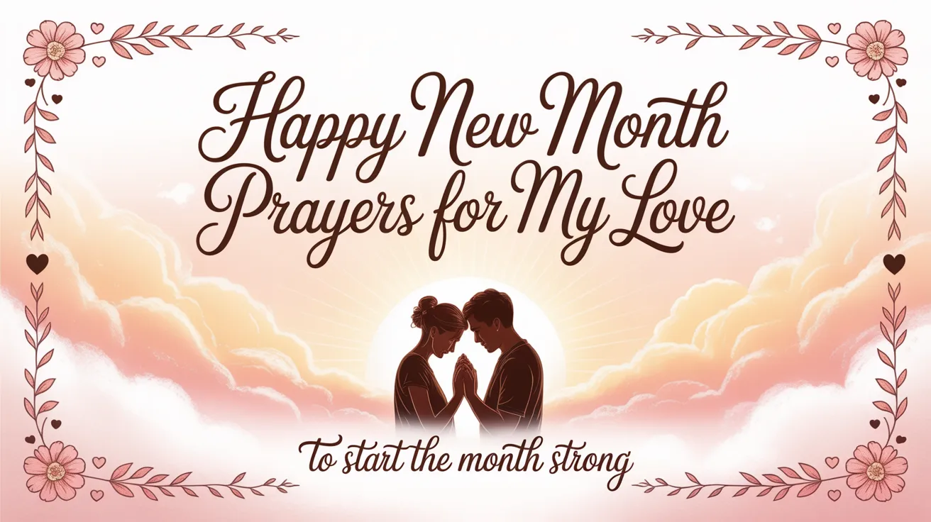 Romantic Happy New Month Prayers for My Love