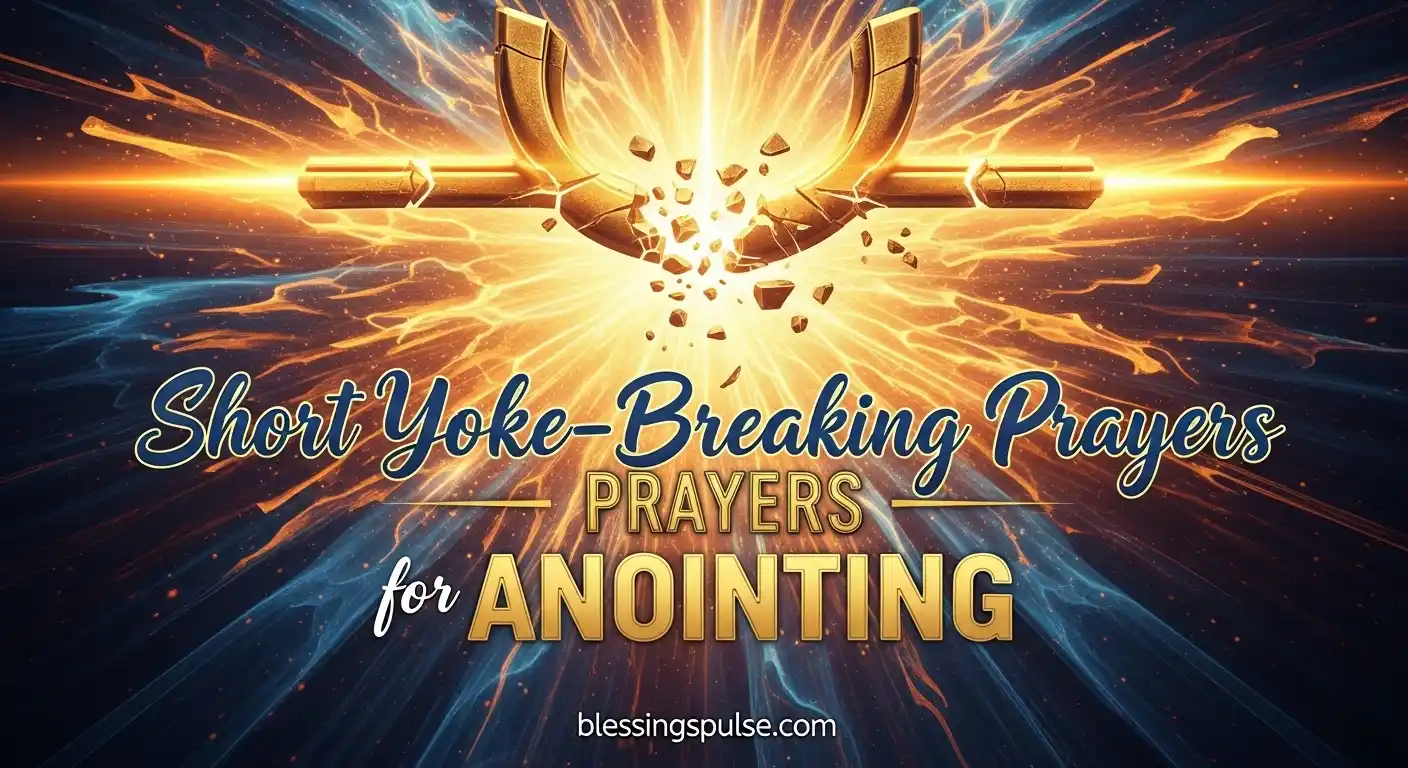 Short Yoke-Breaking Prayers for Anointing.