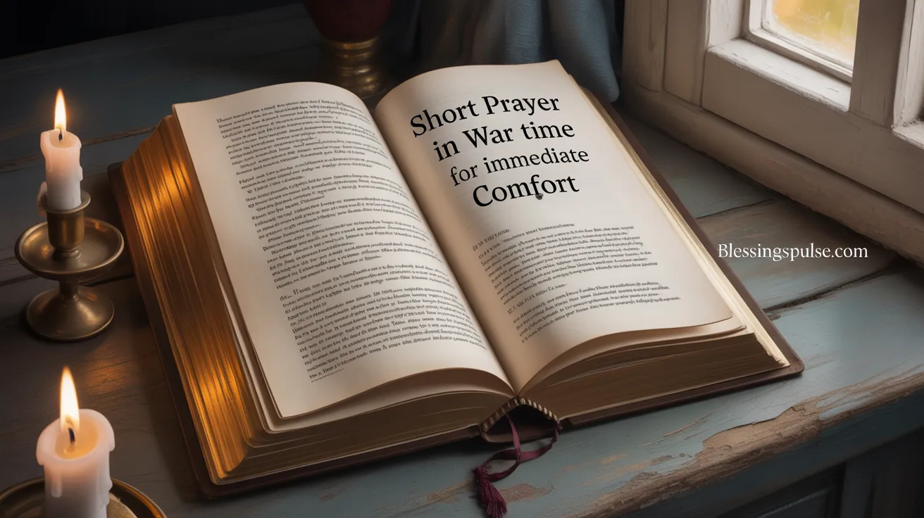 Powerful Prayer in War Time for Peace