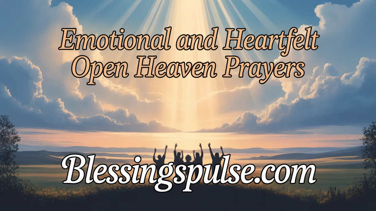 Emotional and Heartfelt Open Heaven Prayers